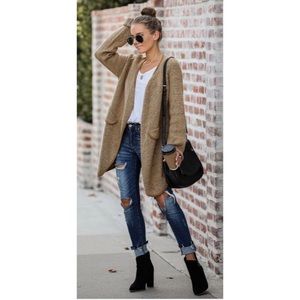 Long Knit Cardigan